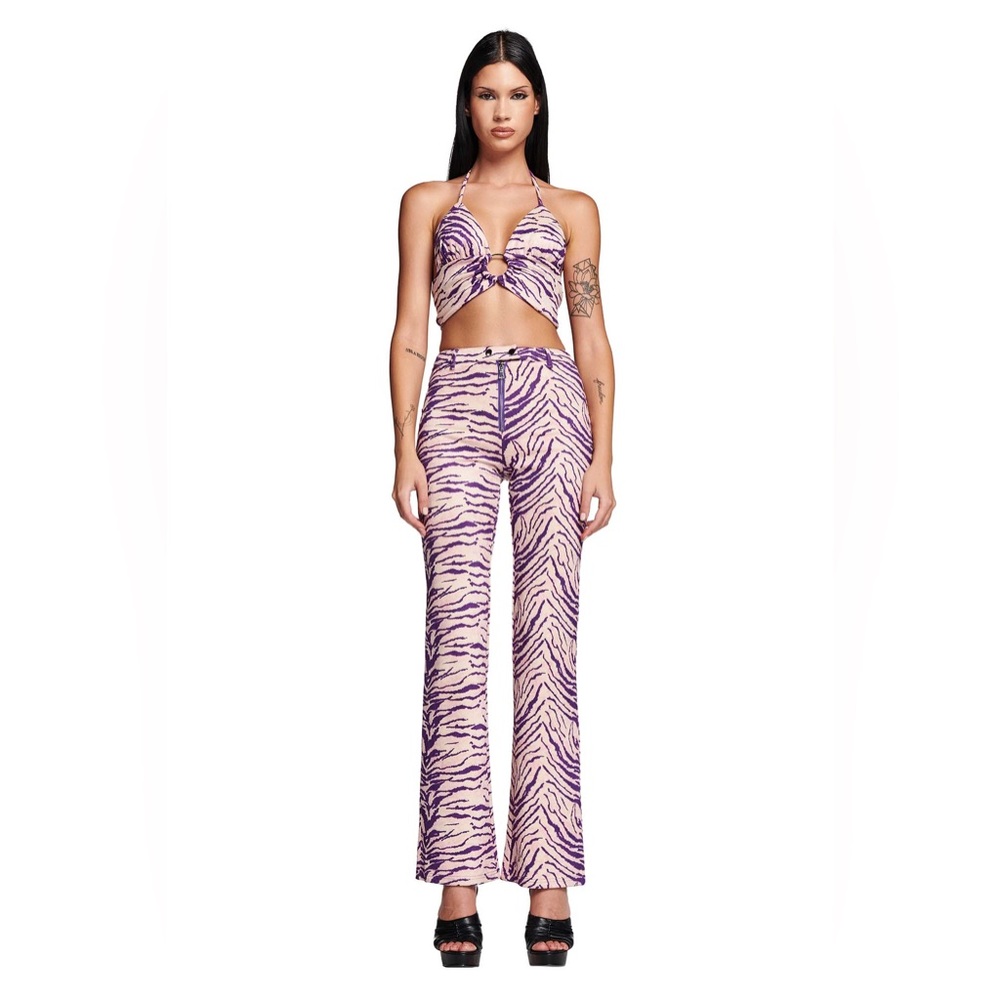 I am gia kiki zebra pants